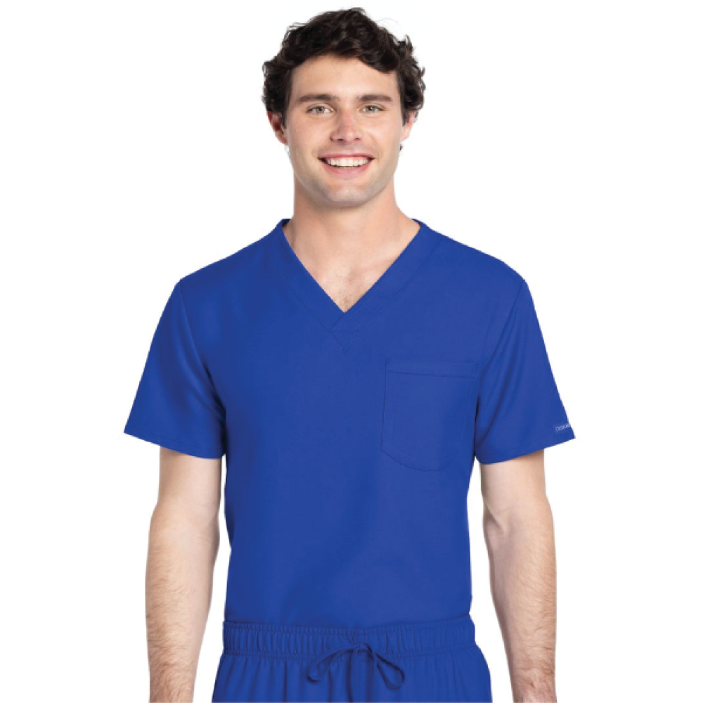 Cherokee Workwear Originals Ultra Unisex 1-Pocket V-Neck Top