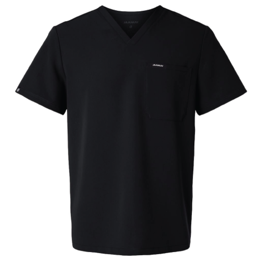 Jaanuu Holmes Everyday 1-Pocket Scrub V-Neck Top